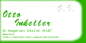 otto inkeller business card